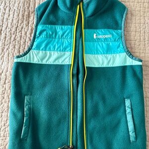 Cotopaxi Turquoise Teal Teca Fleece Grand Isle Vest sold out